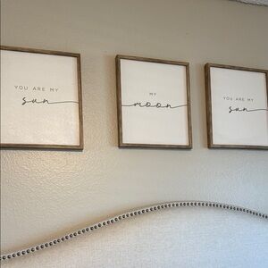 Art for bedroom you are my sun and moon